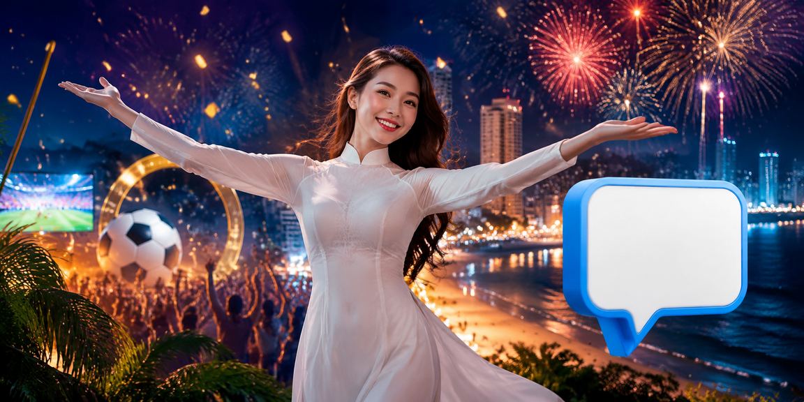 Người phụ nữ mặc áo dài tại Quy Nhơn trải nghiệm nền tảng cá cược thể thao trên điện thoại